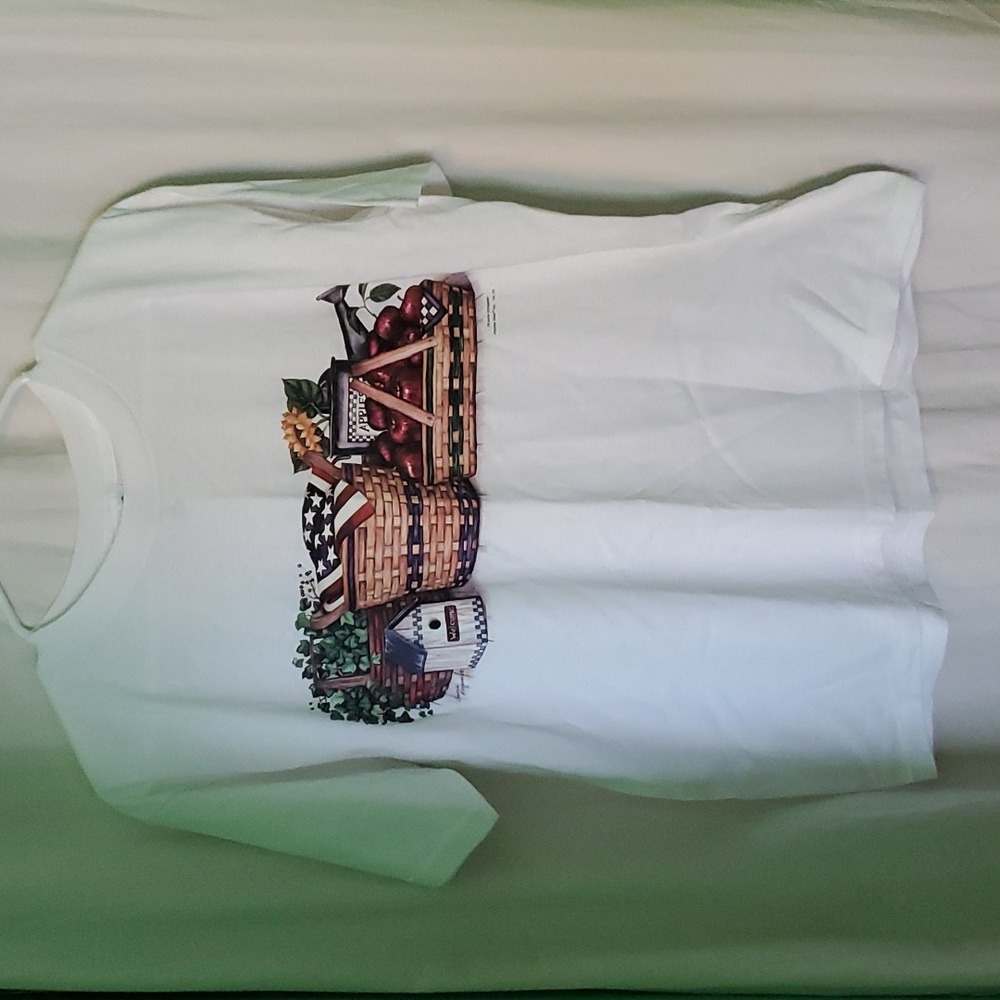 Vintage grandma Americana picnic t shirt